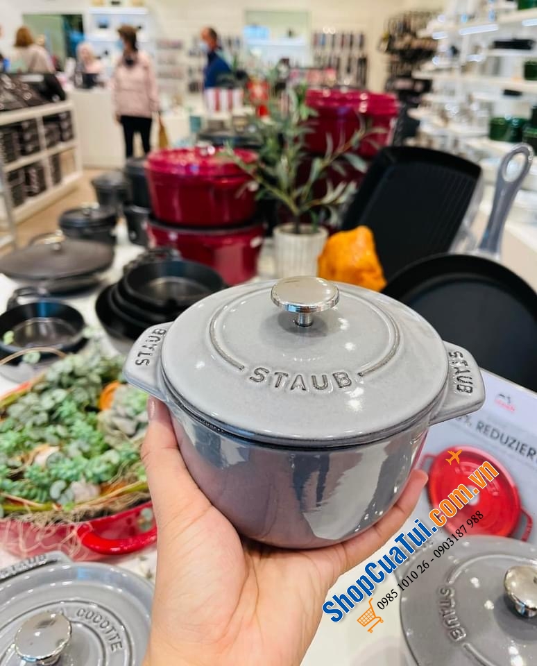NỒI STAUB GOHAN XÁM 12 CM