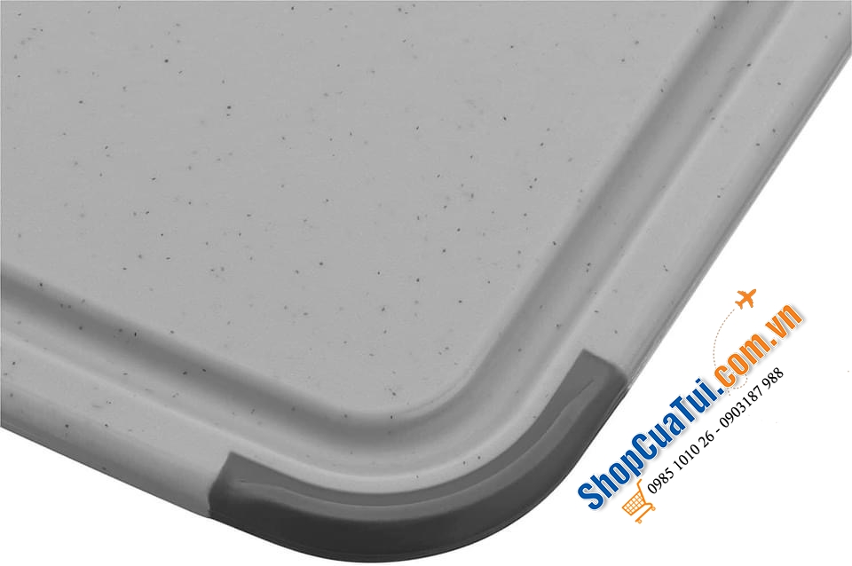 THỚT KHÁNG KHUẨN SILIT XÁM size đại 45 x 30 cm phù hợp cho các nhu cầu cắt thái của gia đình
