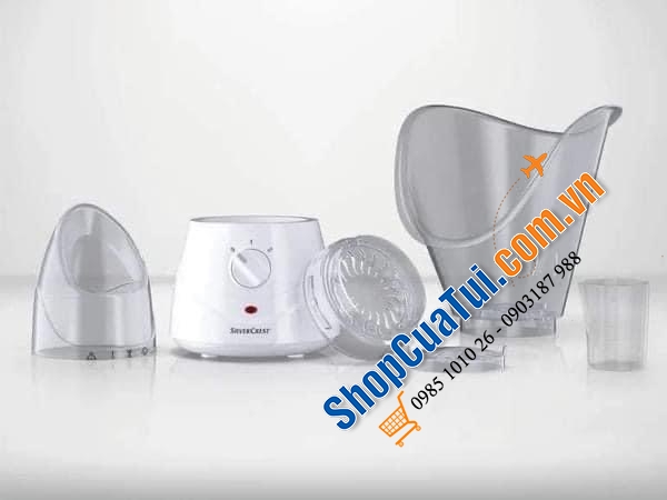 Máy Xông mặt, mũi Silvercrest - chăm sóc da mặt tự nhiên tại nhà ( hàng nội địa Đức) - màu xám