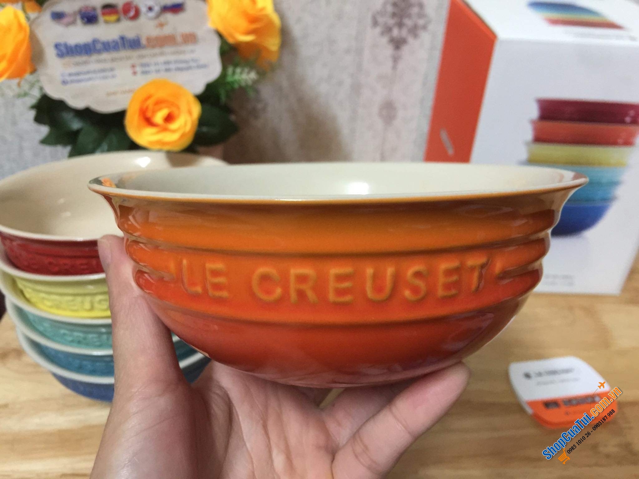 SET 6 BÁT LE CREUSET PHI 16 CM - cầu vồng