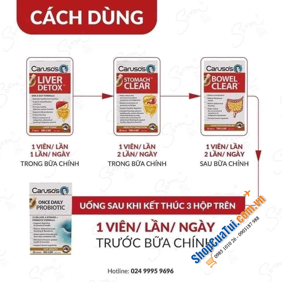 LIỆU TRÌNH 7 NGÀY THẢI ĐỘC NỘI TẠNG, NGĂN NGỪA UNG THƯ VÀ GIẢM CÂN - 1 Năm Duy Nhất 1 Lần - Carusos Quick Cleanse Internal Cleansing Detox Program 7 Day NEW