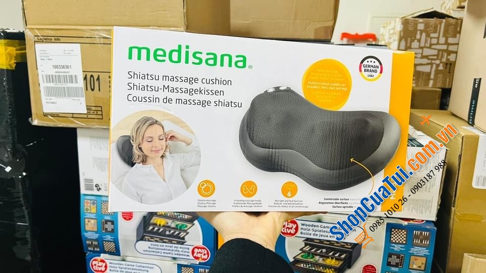 Gối masage cổ vai gáy Medisana Shiatsu MC 32L.
