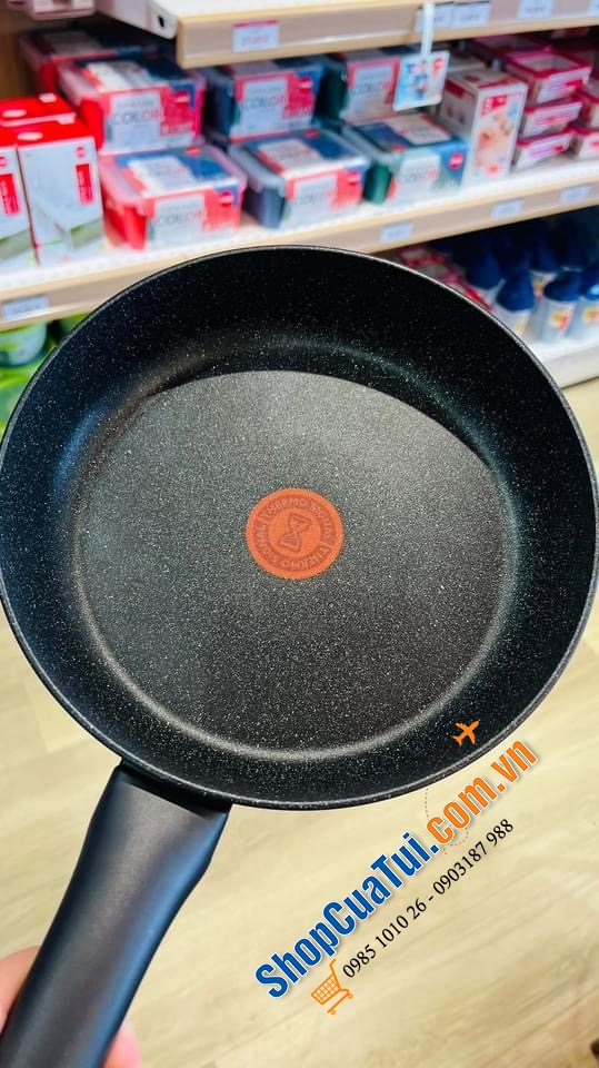 SET 2 CHẢO TEFAL BLACK STONE 24-28 CM  - hàng MADE IN FRANCE - cực bền - dòng cao cấp của Tefal.