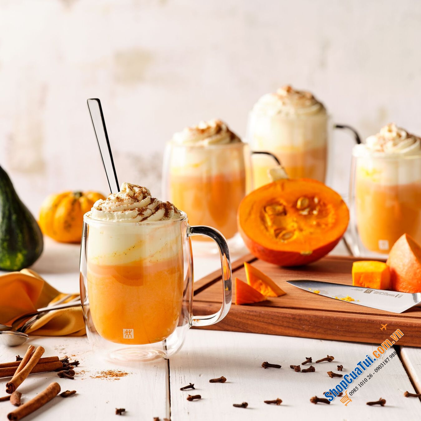 Cốc 2 thành zwilling CÓ QUAI to 355 ml.