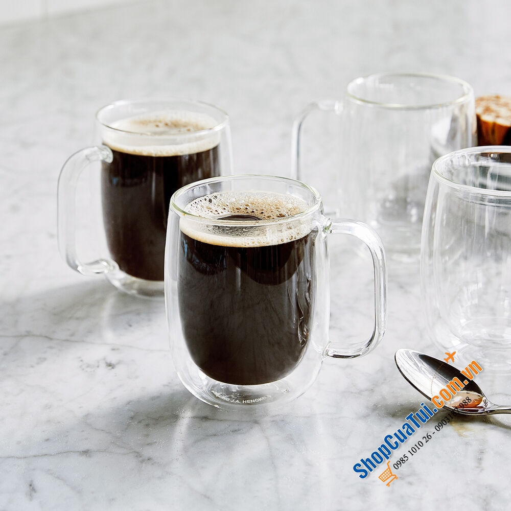 Cốc 2 thành zwilling CÓ QUAI to 355 ml.