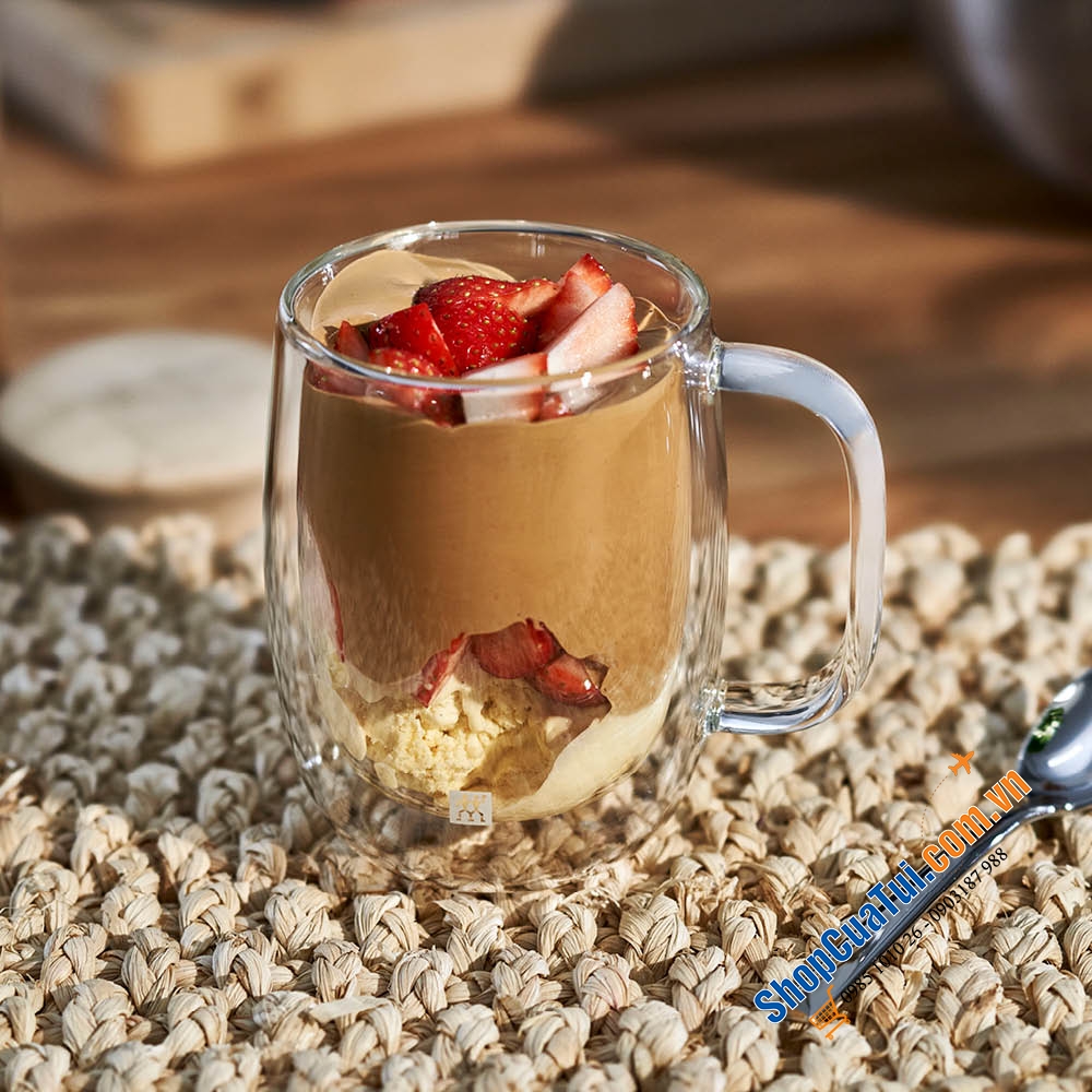 Cốc 2 thành zwilling CÓ QUAI to 355 ml.