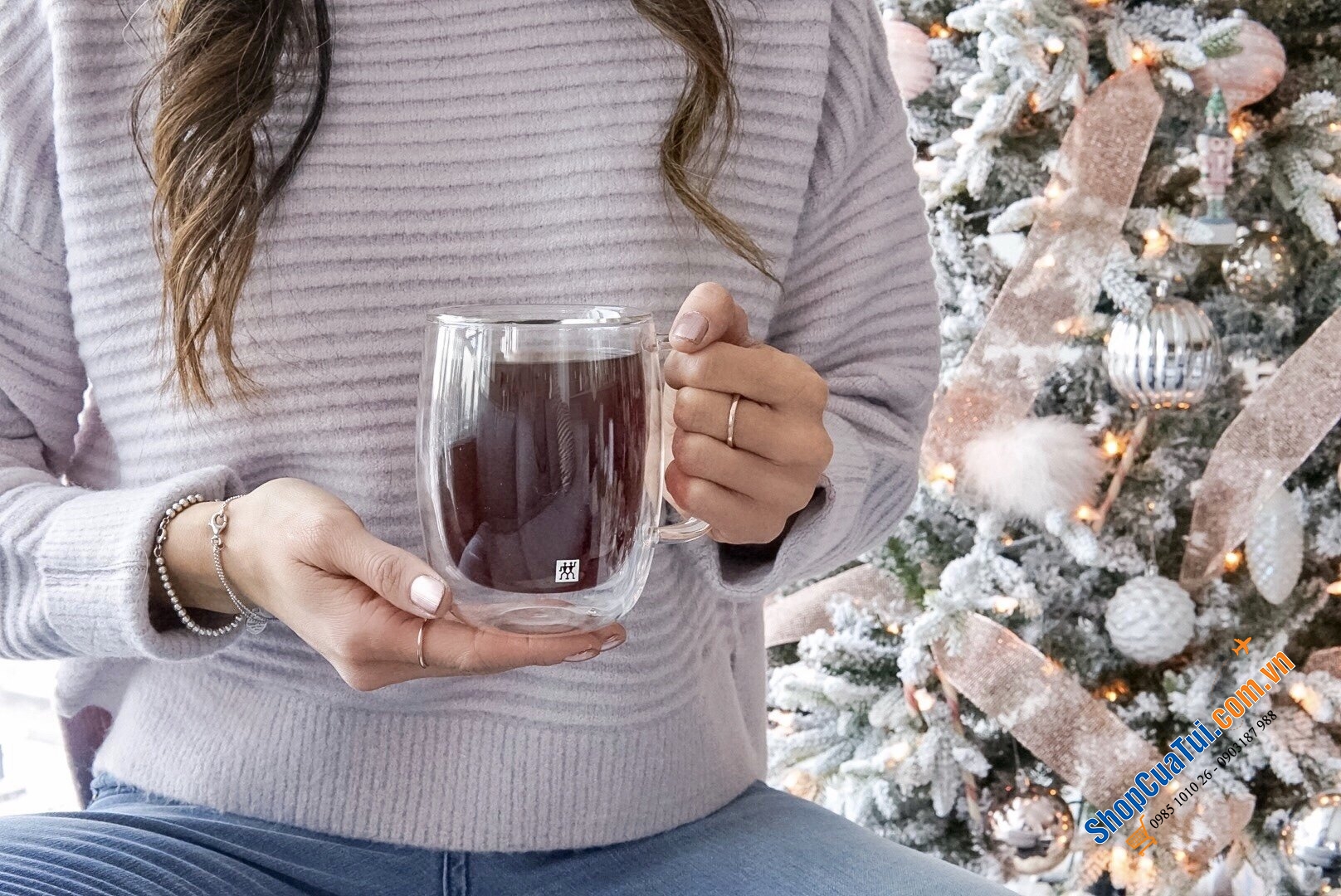 Cốc 2 thành zwilling CÓ QUAI to 355 ml.