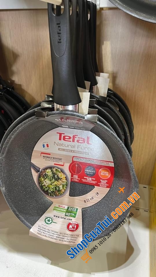 QUÁNH TEFAL CHỐNG DÍNH LOẠI CAO CẤP VÂN ĐÁ 22 CM.