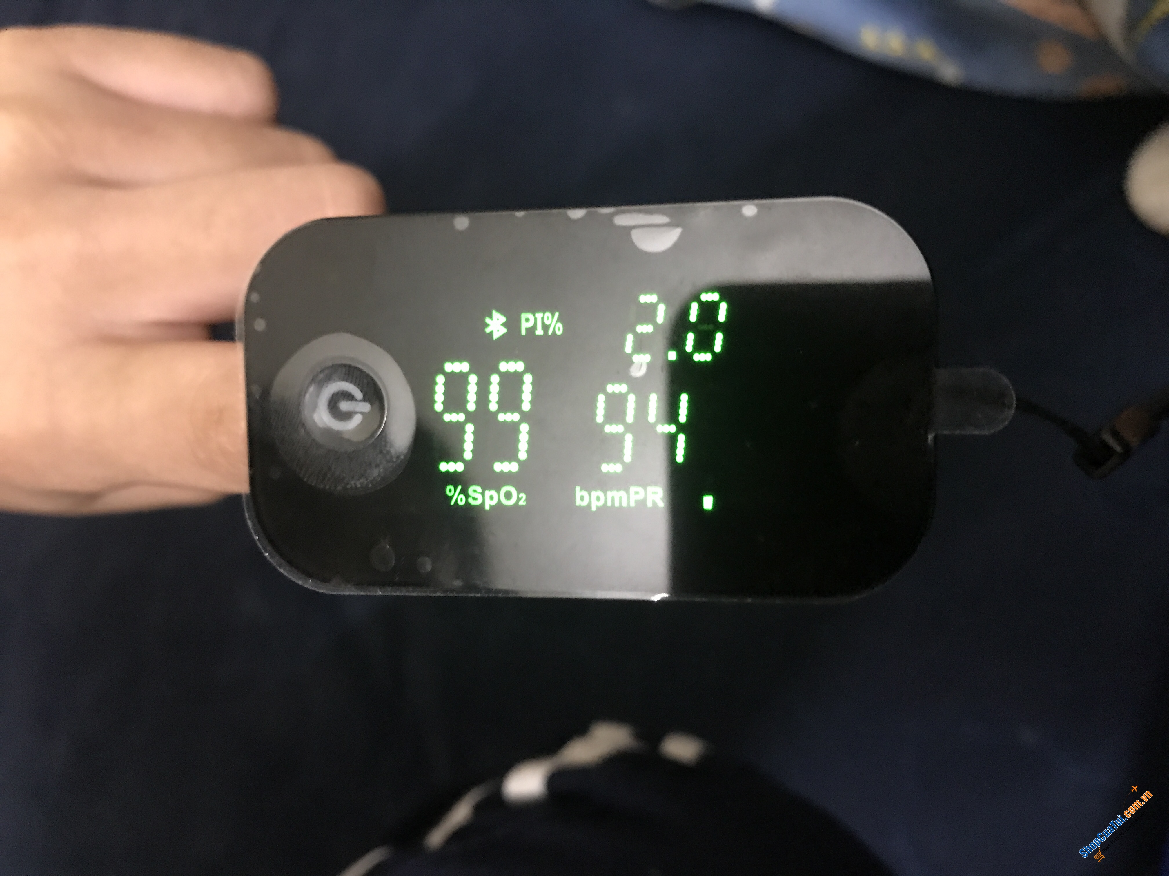 Máy đo nồng độ oxy máu , SPO2, PR, PI Jumper JPD-500G kết nối Bluetooth, MÀU ĐEN màn hình Led (Hàng siêu chất lượng)- Rất cần khi dịch Covid lúc này.