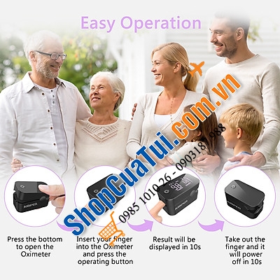Máy đo nồng độ oxy máu , SPO2, PR, PI Jumper JPD-500G kết nối Bluetooth, MÀU ĐEN màn hình Led (Hàng siêu chất lượng)- Rất cần khi dịch Covid lúc này.