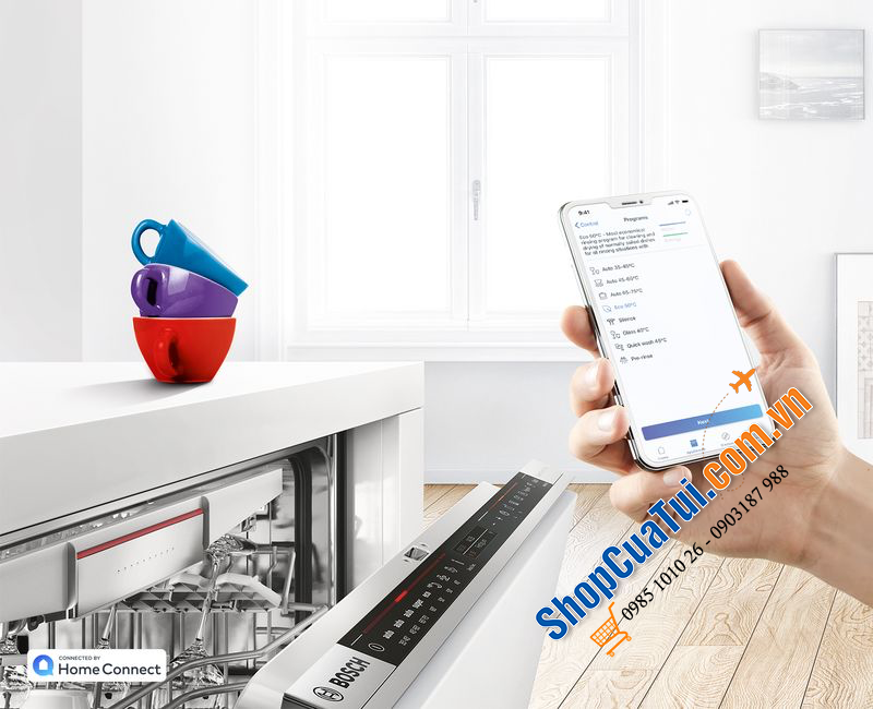 Máy Rửa Bát Bosch SBV6ZBX01D Serie 6 Model 2022 Âm Toàn Phần