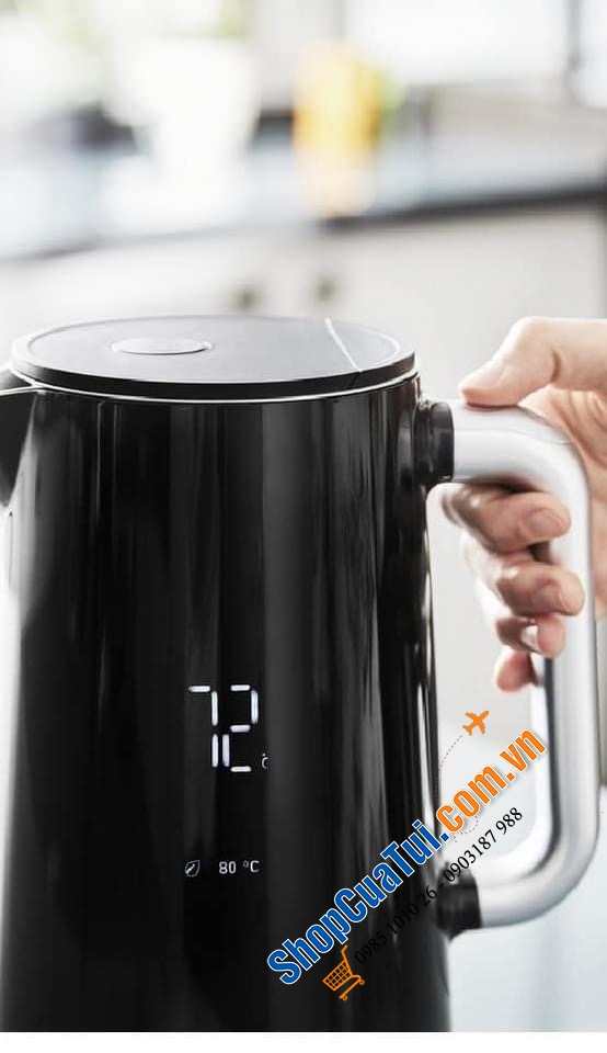 ẤM SIÊU TỐC TEFAL MÀN HÌNH KỸ THUẬT SỐ.