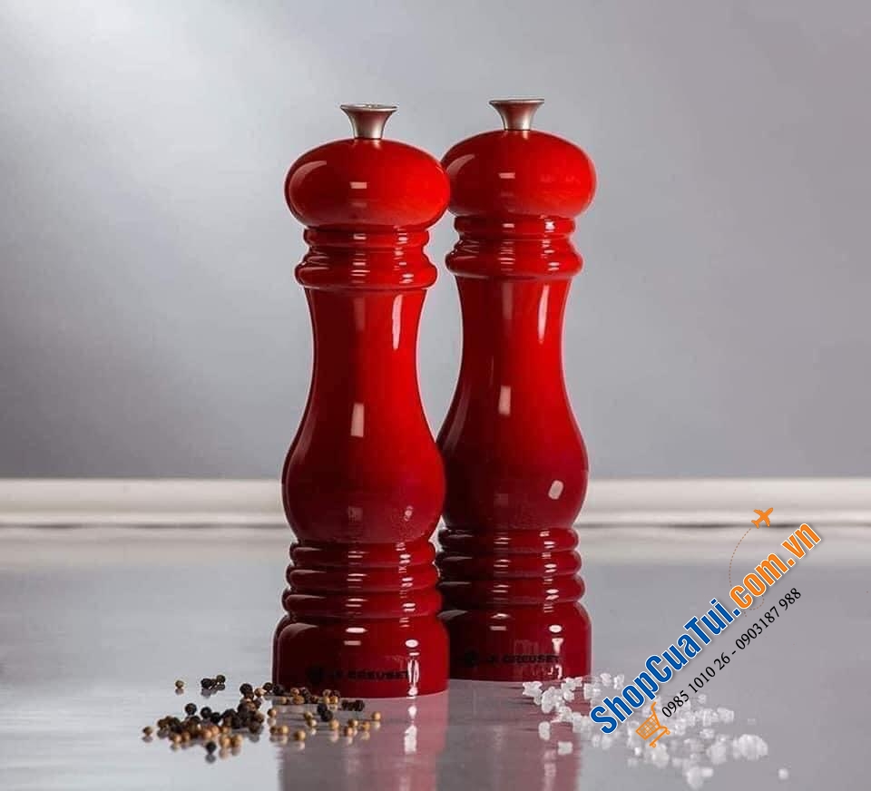 XAY TIÊU TAY LE CREUSET 21 cm MÀU ĐỎ.