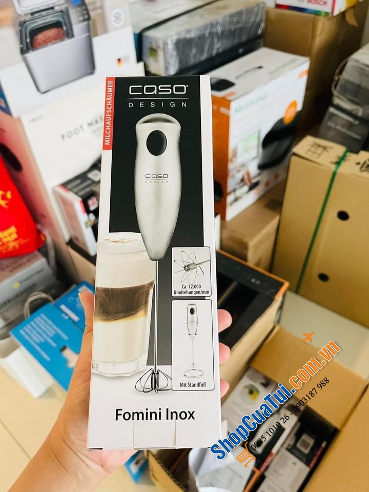 MÁY TẠO BỌT CASO FOMINO INOX.