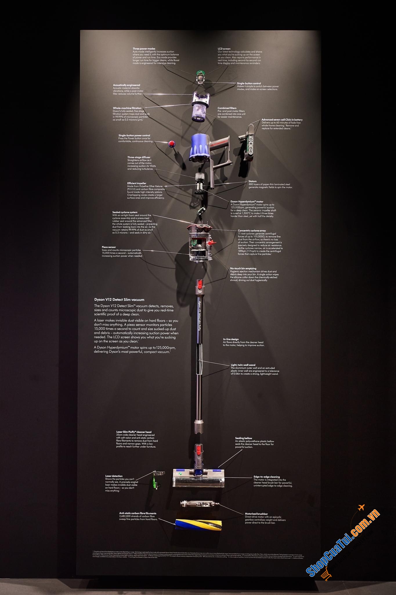 HÚT BỤI DYSON V12 detect slim