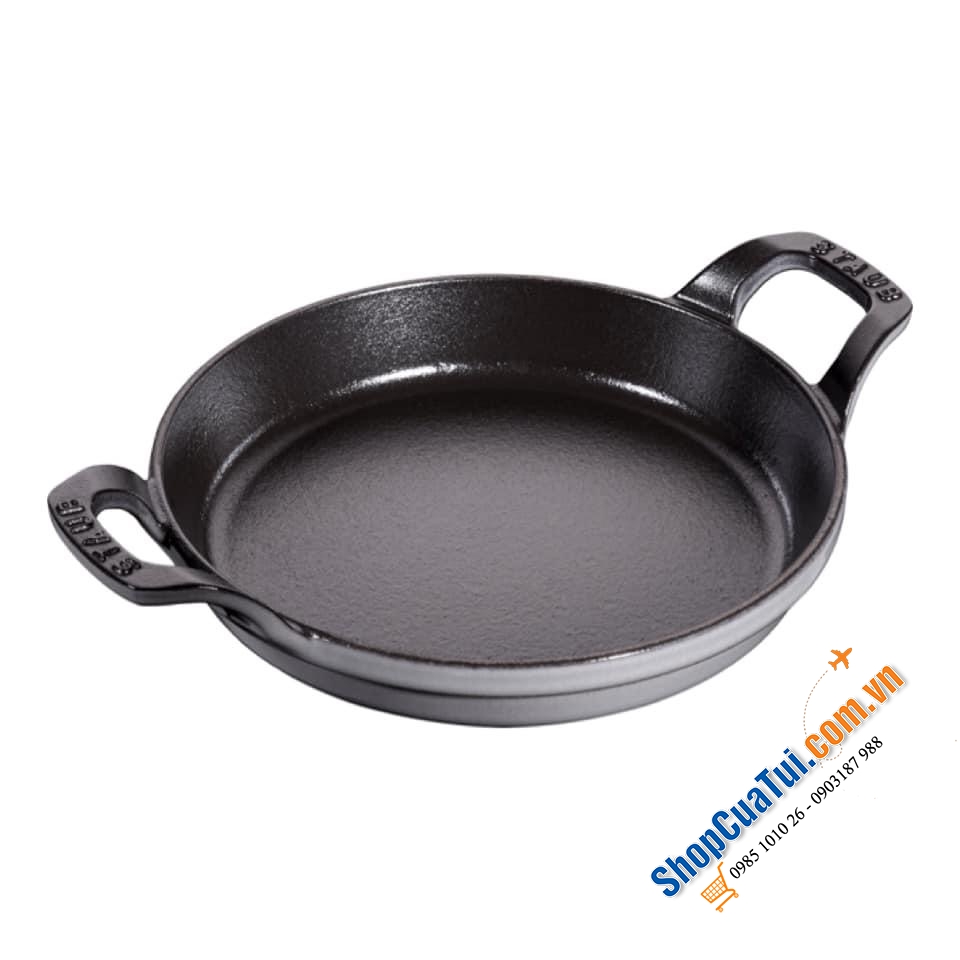 CHẢO GANG STAUB BỎ LÒ VÀ CHIÊN RÁN 12 CM - MADE IN FRANCE