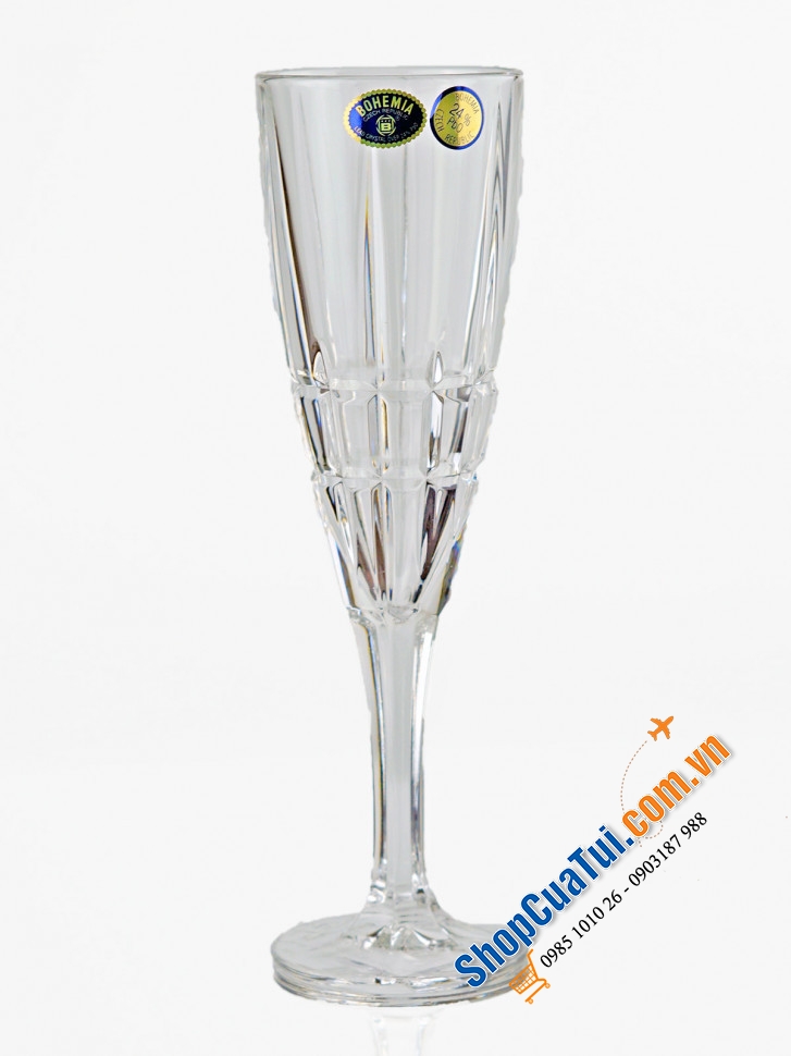 Set 6 ly pha lê Bohemia Dover 180ml - SX tại Séc - Phong cách hoàng gia, chất lượng đỉnh cao