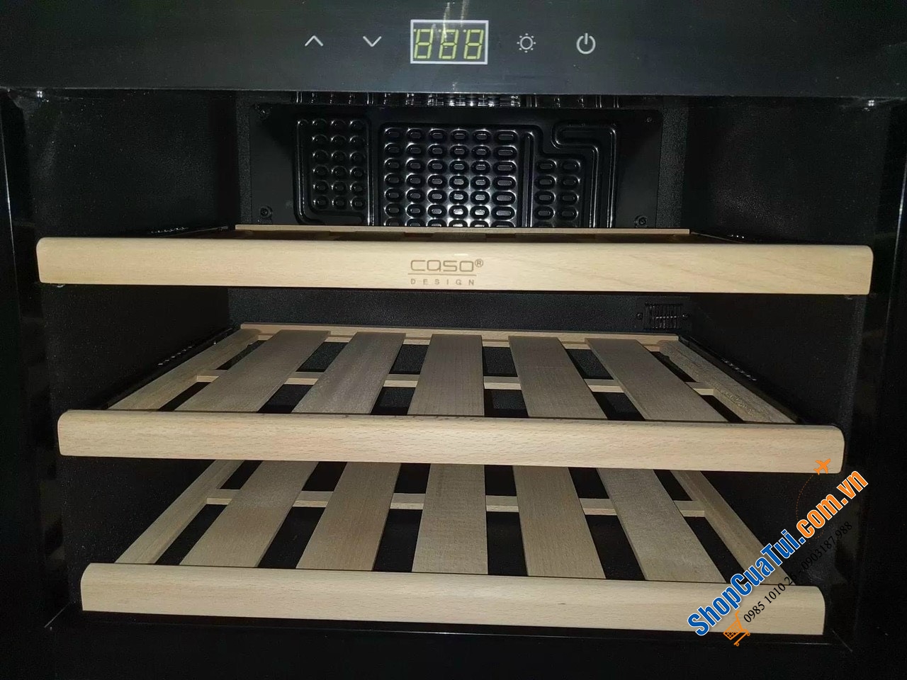 Tủ Bảo Quản Rượu Vang Âm Tủ Caso WineSafe 18 EB Black - 627 - Một sản phẩm cao cấp cho những ai có sở thích sưu tầm rượu...