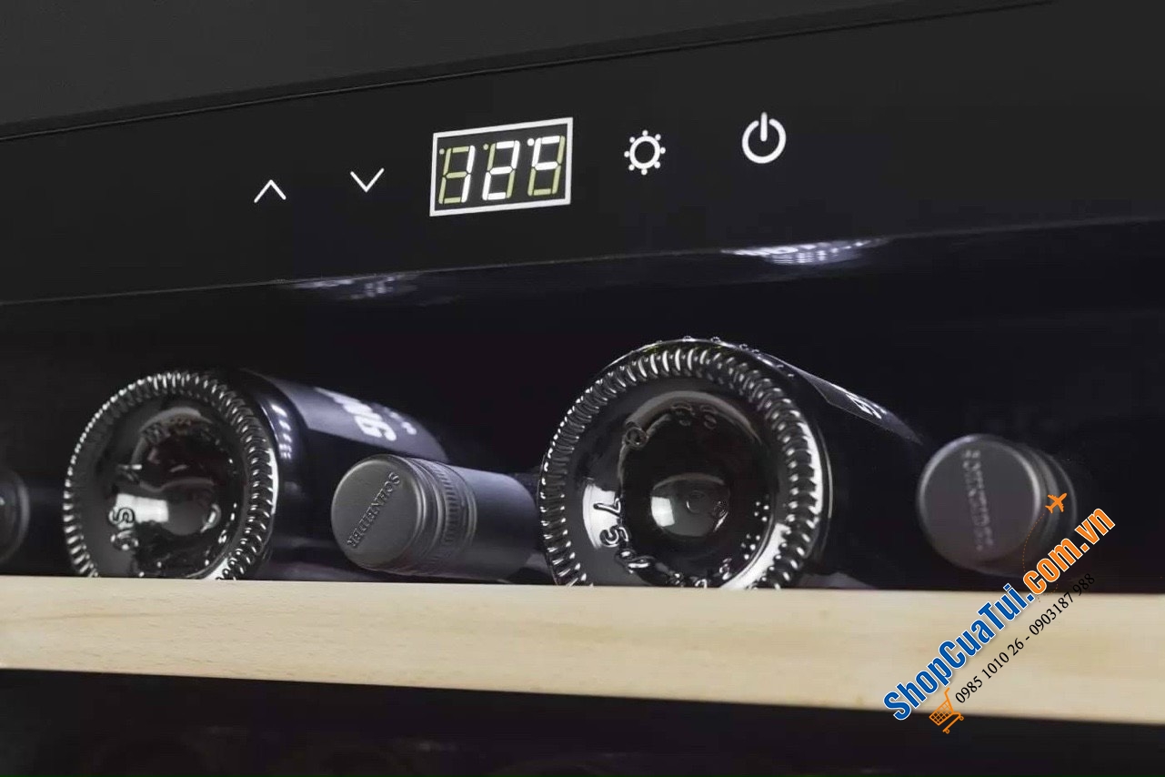 Tủ Bảo Quản Rượu Vang Âm Tủ Caso WineSafe 18 EB Black - 627 - Một sản phẩm cao cấp cho những ai có sở thích sưu tầm rượu...