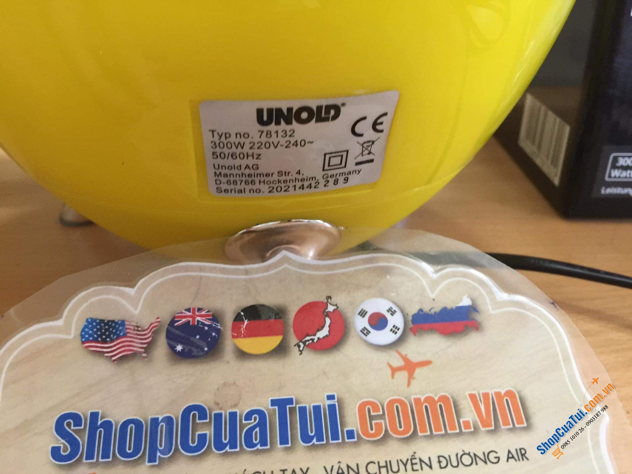 Vắt cam cần đẩy Unold siêu khoẻ nằm trong thiết kế hình trứng siêu gọn đẹp, động cơ 300W mạnh mẽ