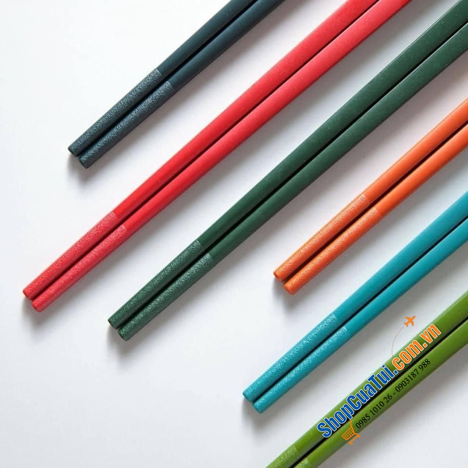 Sét 6 đôi đũa Zwilling cầu vồng vừa đẹp mắt an toàn lại vô cùng tiện dụng