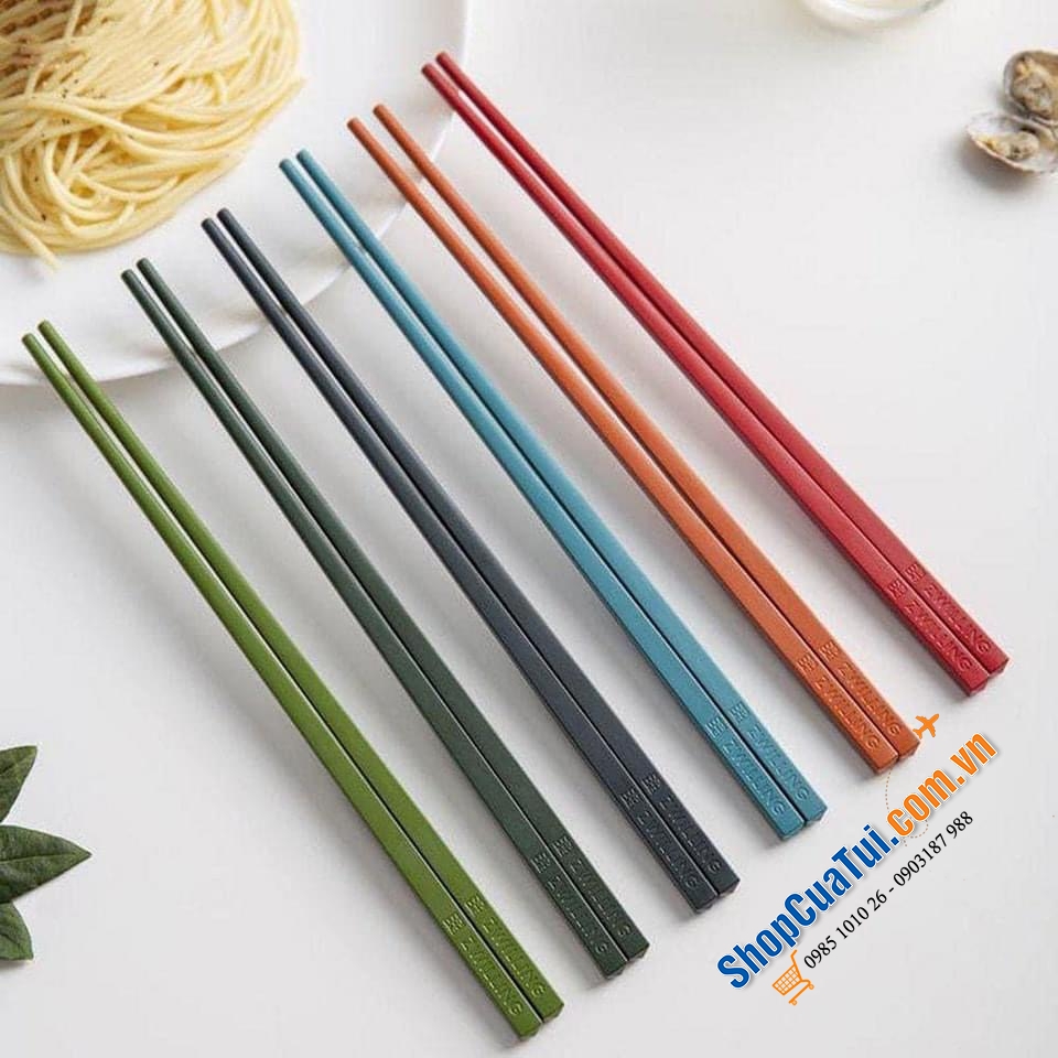 Sét 6 đôi đũa Zwilling cầu vồng vừa đẹp mắt an toàn lại vô cùng tiện dụng