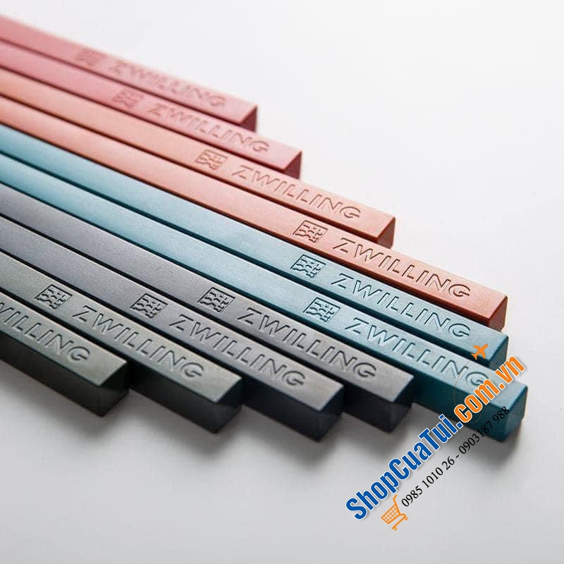 Sét 6 đôi đũa Zwilling cầu vồng vừa đẹp mắt an toàn lại vô cùng tiện dụng