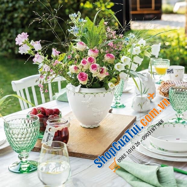 LỌ HOA CAO CẤP VILLEROY BOCH COLOURFUL SPRING - MADE IN GERMANY - CỠ NHỠ