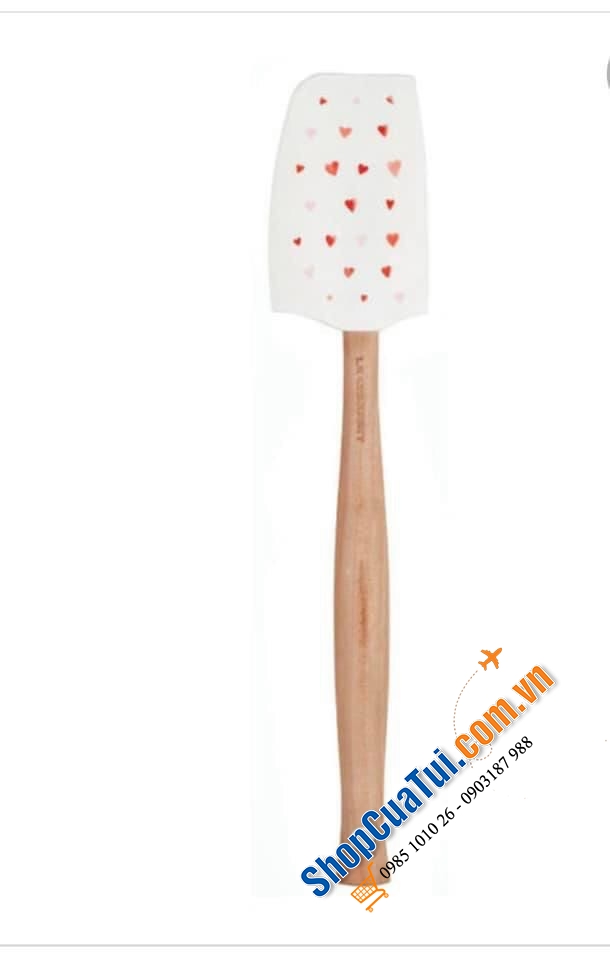 PHỚI DẸT SILICON LE CREUSET hoạ tiết trái tim