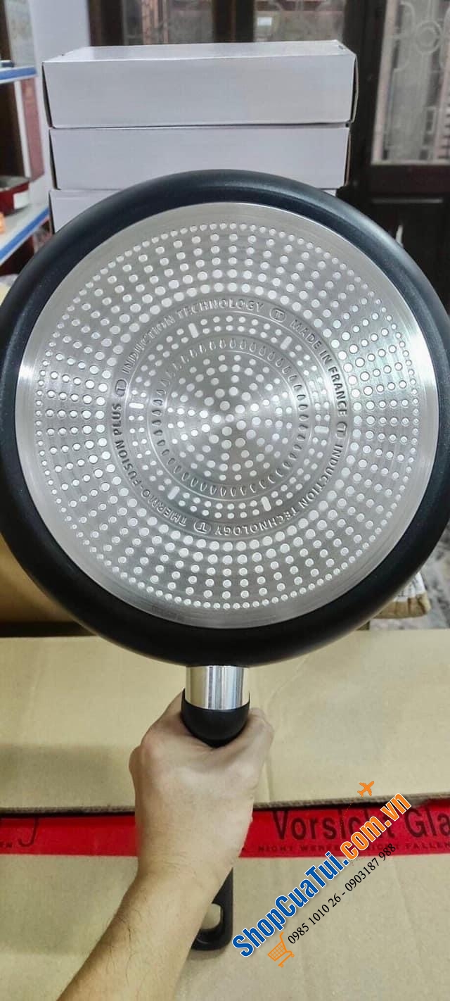 NEW- Đây là mã mới PRO nhé các bác- đỉnh nhất trong các dòng chảo Tefal - Chảo sâu lòng Tefal HARD TITANIUM PRO Wokpfanne 28cm G28919