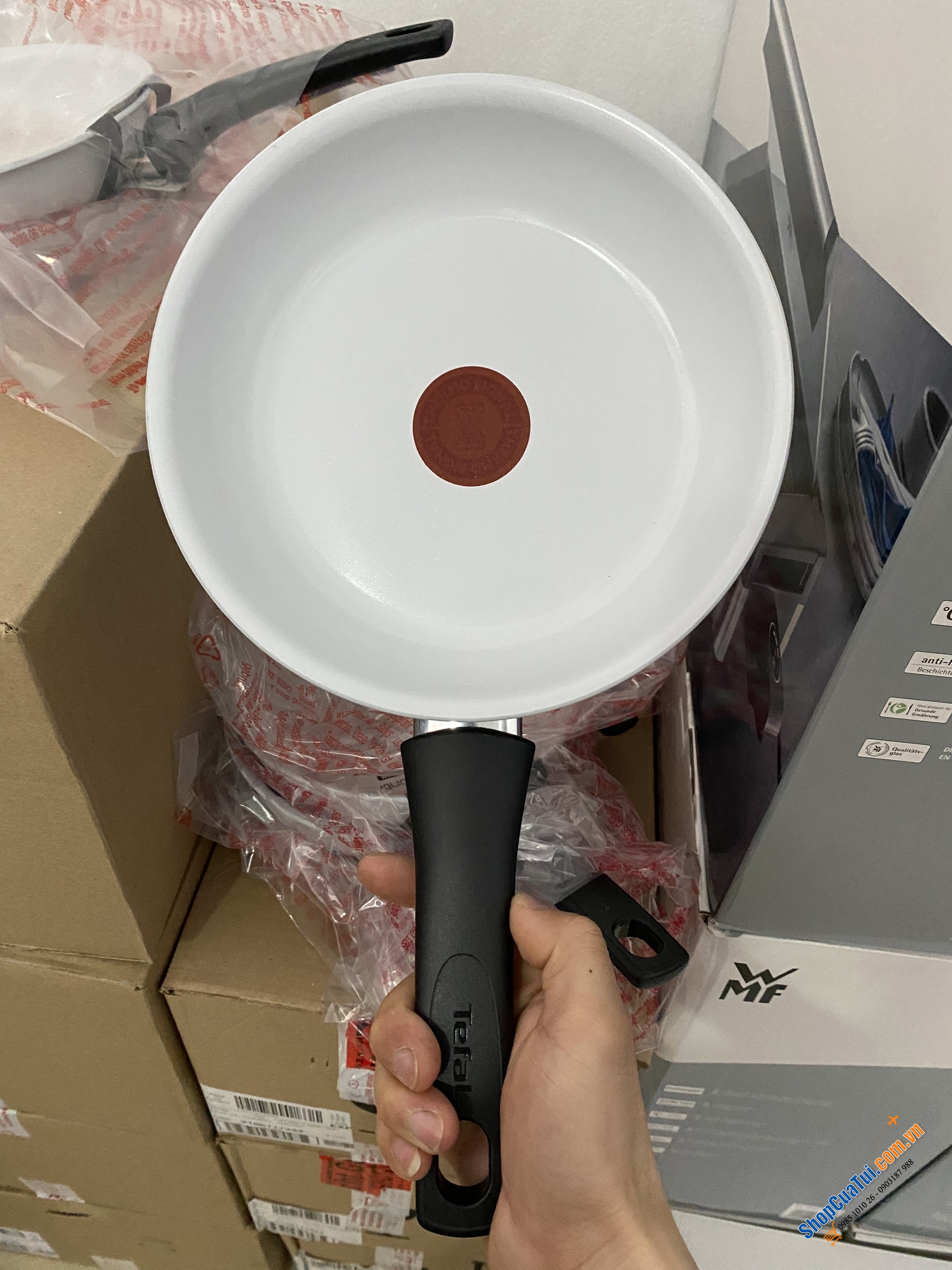CHẢO RÁN CHỐNG DÍNH TEFAL CERAMIC CONTROL 20CM MADE IN FRANCE