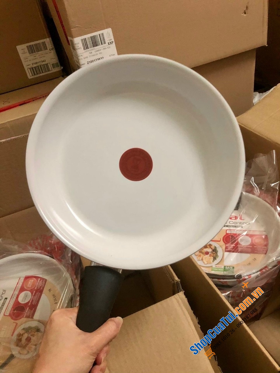 CHẢO RÁN CHỐNG DÍNH TEFAL CERAMIC CONTROL 24cm MADE IN FRANCE