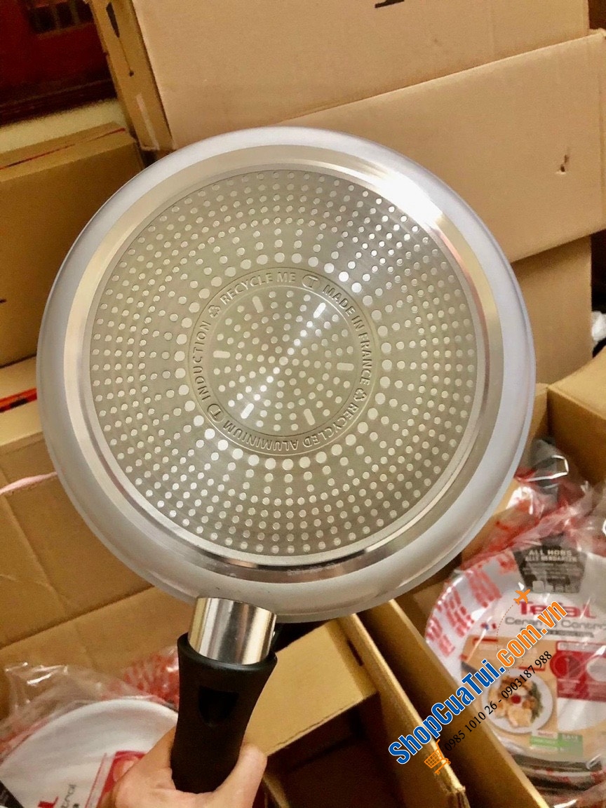 CHẢO RÁN CHỐNG DÍNH TEFAL CERAMIC CONTROL 24cm MADE IN FRANCE