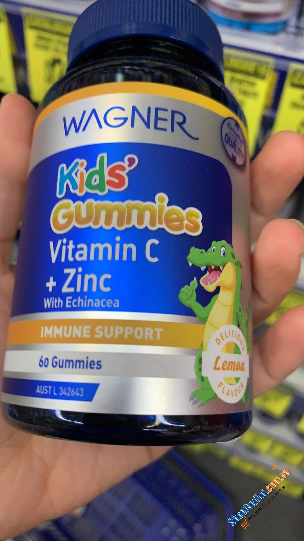 Bổ sung Vitamin C và Kẽm dạng kẹo nhai Wagner Kids Gummies Vitamin C + Zinc 60 Gummies rất tốt để duy trì hệ thống miễn dịch khỏe mạnh cho trẻ