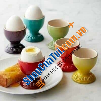 SET 6 CỐC ĐỰNG TRỨNG, ĐỒ TRÁNG MIỆNG LE CREUSET CẦU VỒNG