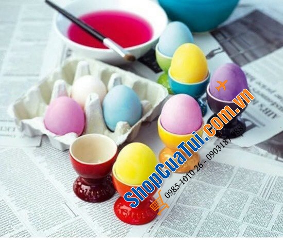 SET 6 CỐC ĐỰNG TRỨNG, ĐỒ TRÁNG MIỆNG LE CREUSET CẦU VỒNG