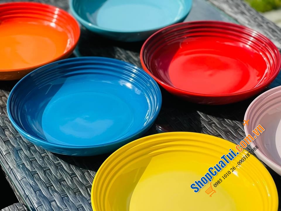 6 SET ĐĨA BÁT LE CREUSET CẦU VỒNG ĐẶC BIỆT