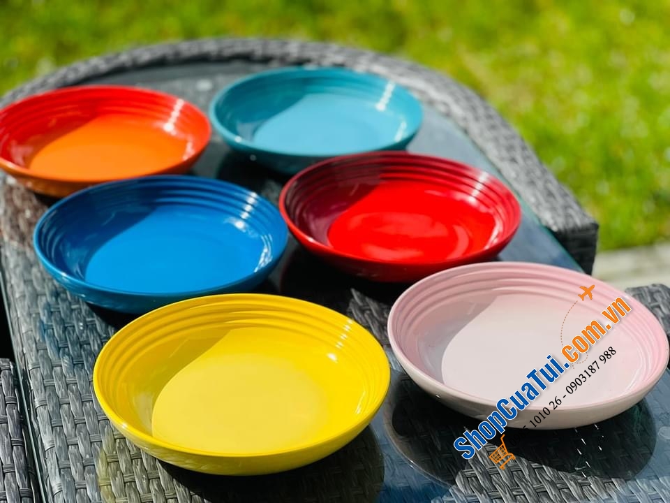 6 SET ĐĨA BÁT LE CREUSET CẦU VỒNG ĐẶC BIỆT