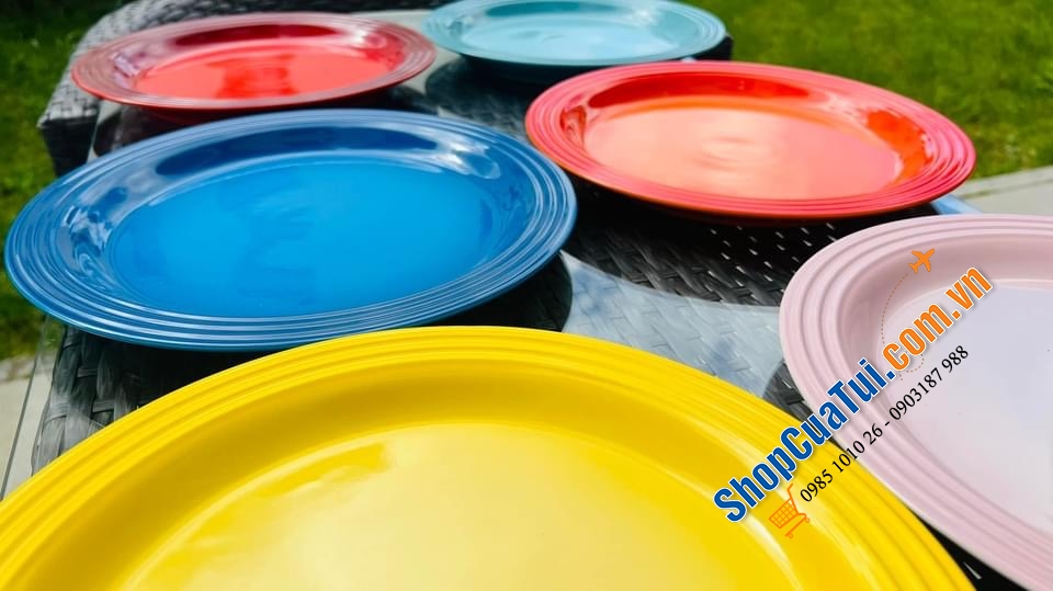 SET 6 ĐĨA LE CREUSET CẦU VỒNG 27 CM