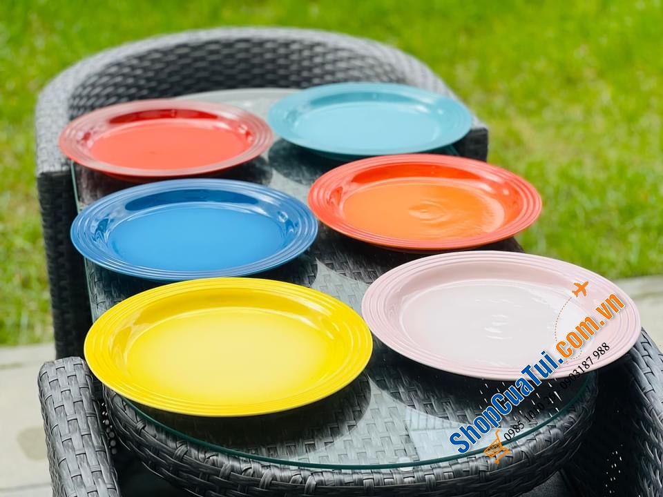 SET 6 ĐĨA LE CREUSET CẦU VỒNG 27 CM