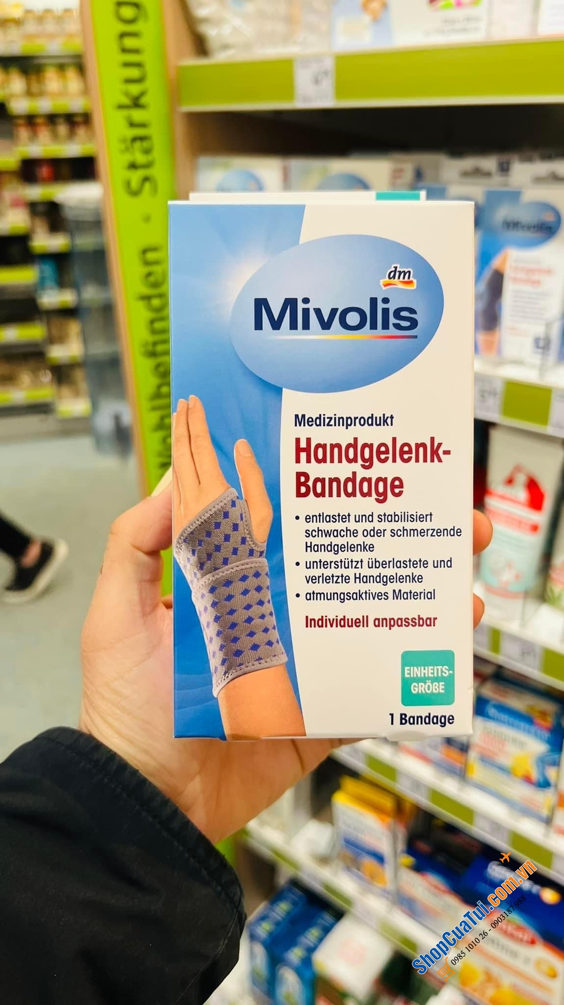ĐAI KHỚP CỔ TAY SENSIPLAST GERMANY