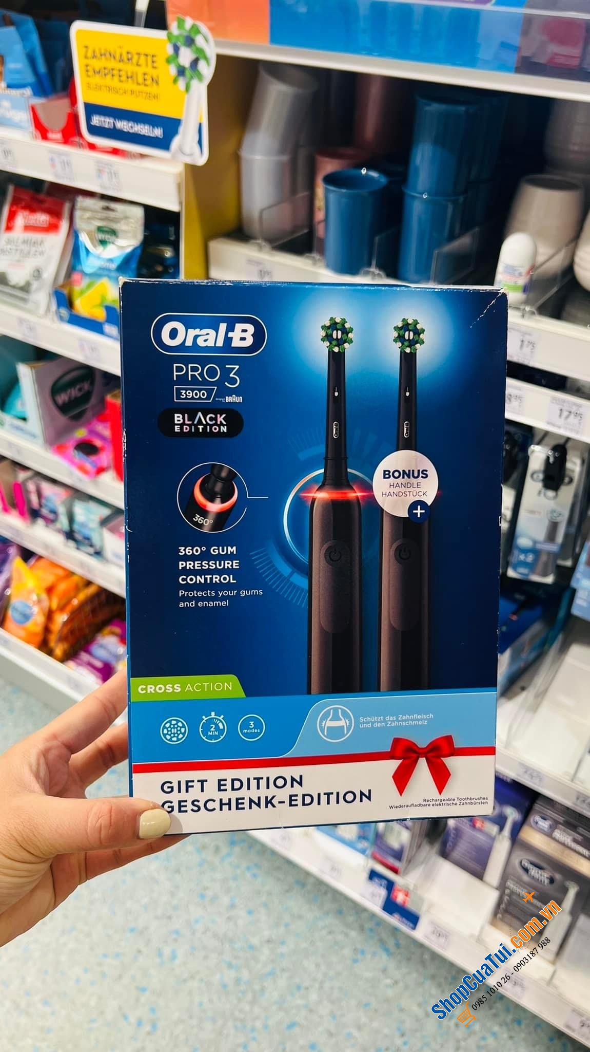 Shopcuatui.Com.Vn - Set 2 Bàn Chải Oral-B Pro 3 3900.