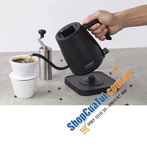 Ấm siêu tốc chuyên dụng pha cafe / pha trà CASO Coffee Classic Kettle.