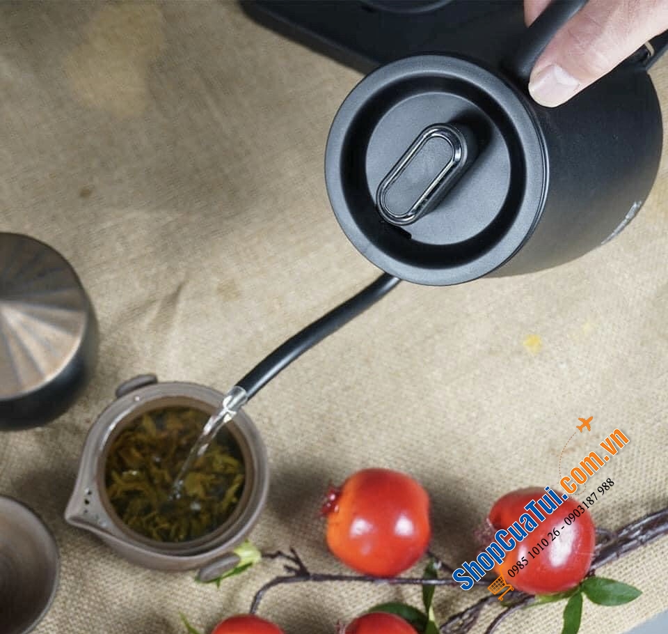 Ấm siêu tốc chuyên dụng pha cafe / pha trà CASO Coffee Classic Kettle.