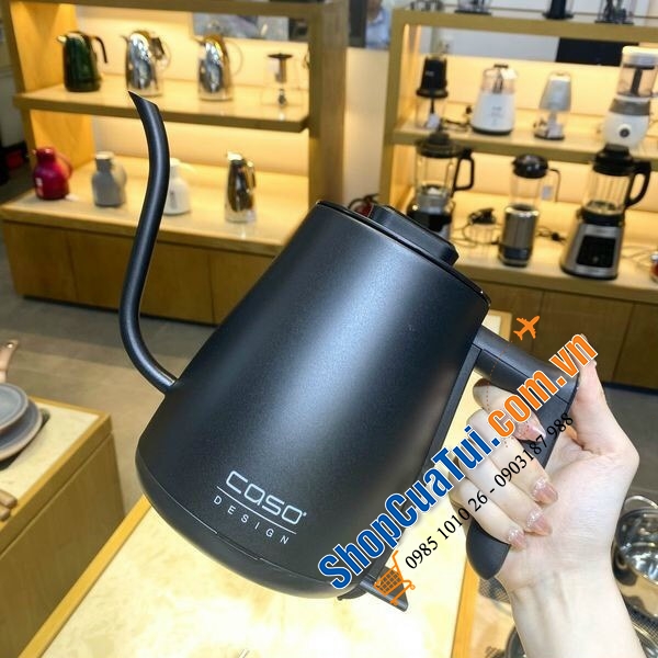 Ấm siêu tốc chuyên dụng pha cafe / pha trà CASO Coffee Classic Kettle.
