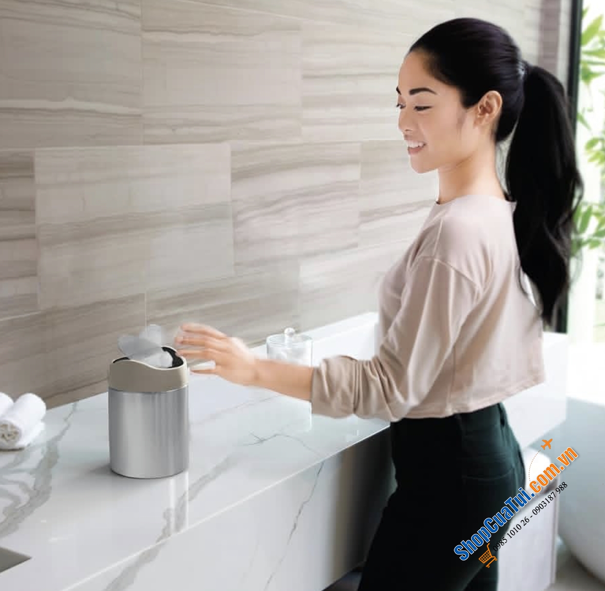 THÙNG RÁC MINI SIMPLEHUMAN 1,5 LIT