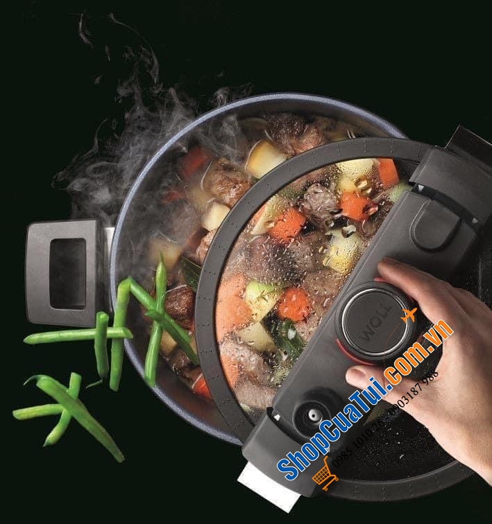 Nồi áp suất Woll Diamond Active Lite Pots 24 cm.