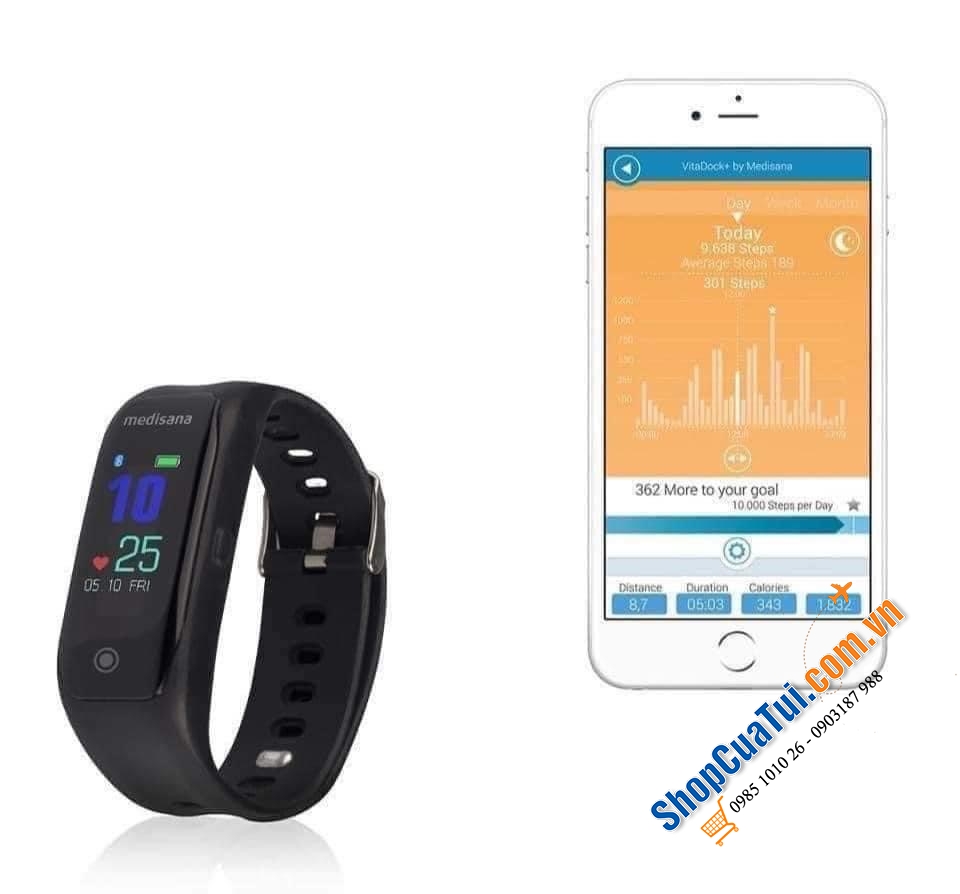 Đồng hồ thông minh Medisana digital 79492.