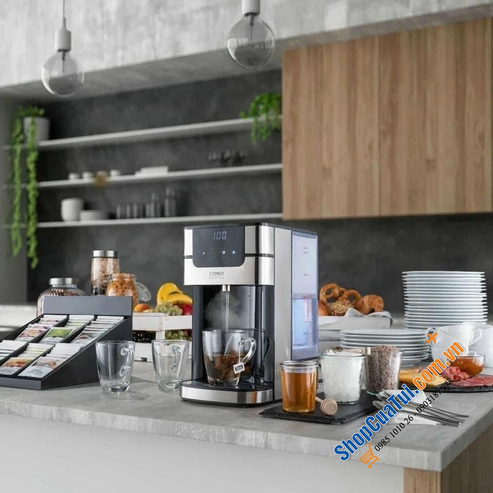 Bình Thuỷ Caso PerfectCup 1000 Pro NEW 4 Lít với 8 mức nước và 4 mức nhiệt độ