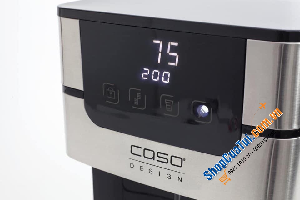 Bình Thuỷ Caso PerfectCup 1000 Pro NEW 4 Lít với 8 mức nước và 4 mức nhiệt độ